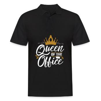 Reine du bureau - Polo Homme - noir - Devant - Kai (181cm)