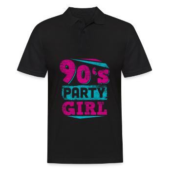 '90s Music Girls - Men's Polo Shirt - black - Front - Kai (181cm)