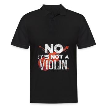 Cello - Männer Poloshirt - Schwarz - Vorne - Kai (181cm)