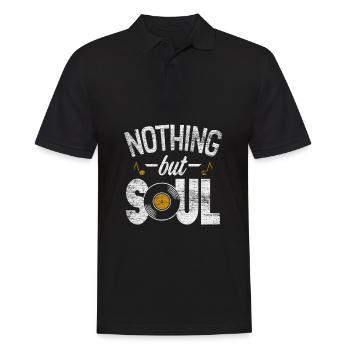 Soul Music - Men's Polo Shirt - black - Front - Kai (181cm)