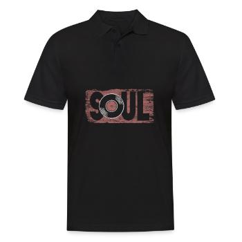 Musique soul - Polo Homme - noir - Devant - Kai (181cm)