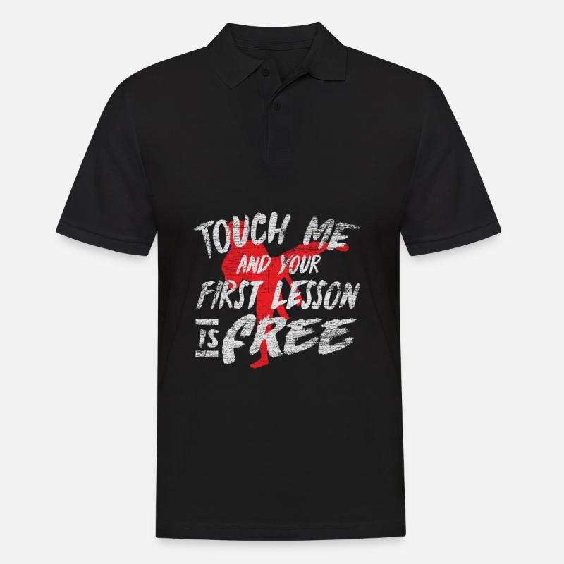 Karate - Männer Poloshirt - Schwarz