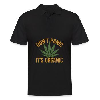 cannabis - Polo Homme - noir - Devant - Kai (181cm)