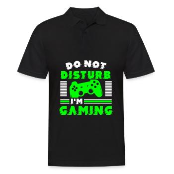 Gaming - Polo Homme - noir - Devant - Kai (181cm)