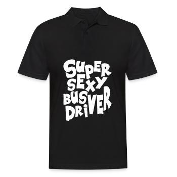 conducteur - Polo Homme - noir - Devant - Kai (181cm)