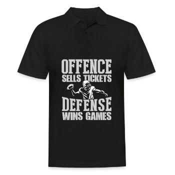 Football américain - Polo Homme - noir - Devant - Kai (181cm)