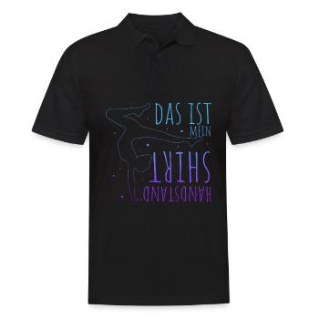 Turnen Turntrainer Gymnsatik Sportverein Sport Han - Männer Poloshirt - Schwarz - Vorne - Kai (181cm)