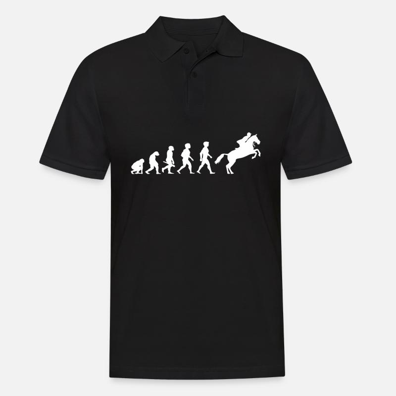 Evolution Equestre Equitation Equestre Equestre - Polo Homme - noir