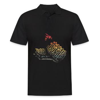 Imker Imkerei Bienenzucht Bienen Bienenzüchter Imk - Männer Poloshirt - Schwarz - Vorne - Kai (181cm)