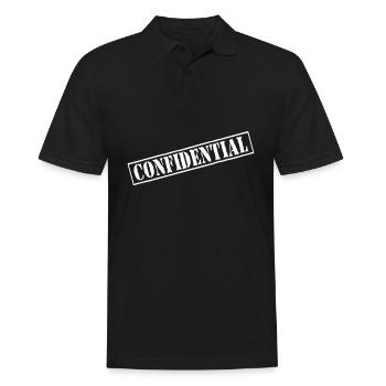 Timbre vectoriel confidentiel - Polo Homme - noir - Devant - Kai (181cm)