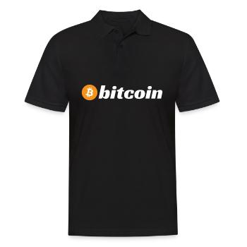 Bitcoin - Polo Homme - noir - Devant - Kai (181cm)