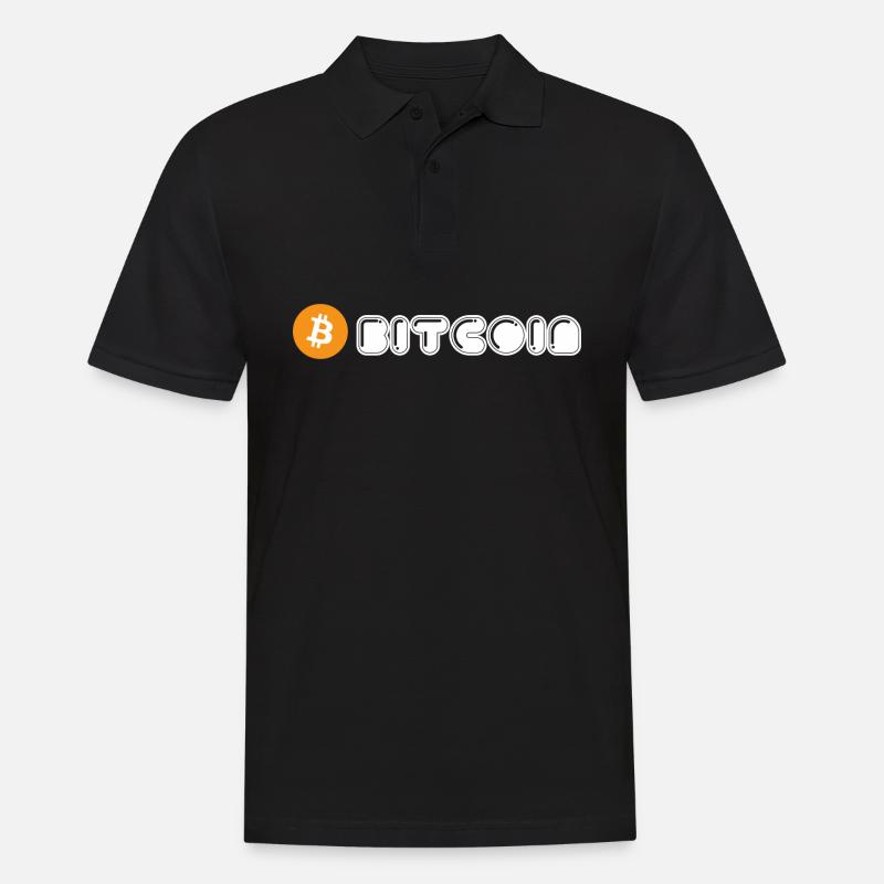 Bitcoin - Polo Homme - noir
