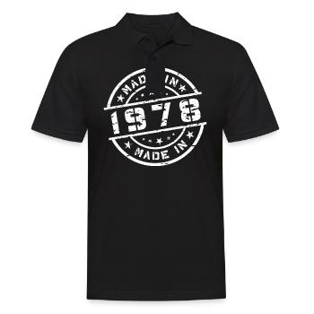 Année de naissance Anniversaire Né(e) en 1978 - Polo Homme - noir - Devant - Kai (181cm)