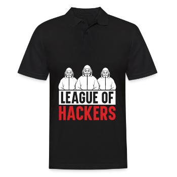 Programmer Coder Software Developer - Men's Polo Shirt - black - Front - Kai (181cm)