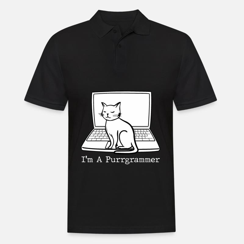 Programmer Coder Software Developer - Men's Polo Shirt - black