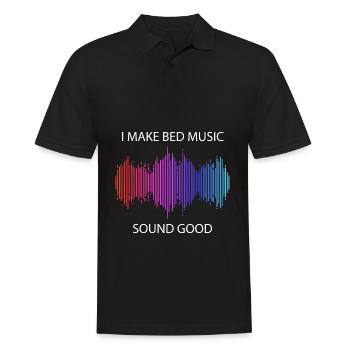 Tontechniker Sound Audio Engineer - Männer Poloshirt - Schwarz - Vorne - Kai (181cm)