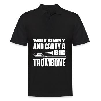 Trombone - Polo Homme - noir - Devant - Kai (181cm)