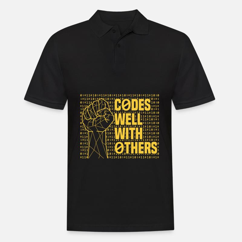 Programmer Coder Software Developer - Men's Polo Shirt - black