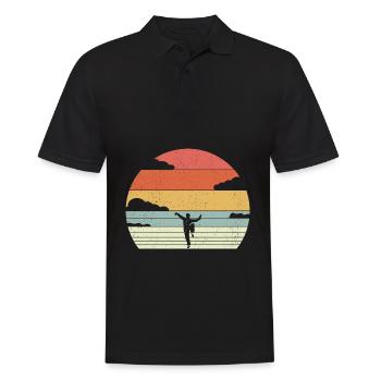 Kung Fu - Men's Polo Shirt - black - Front - Kai (181cm)