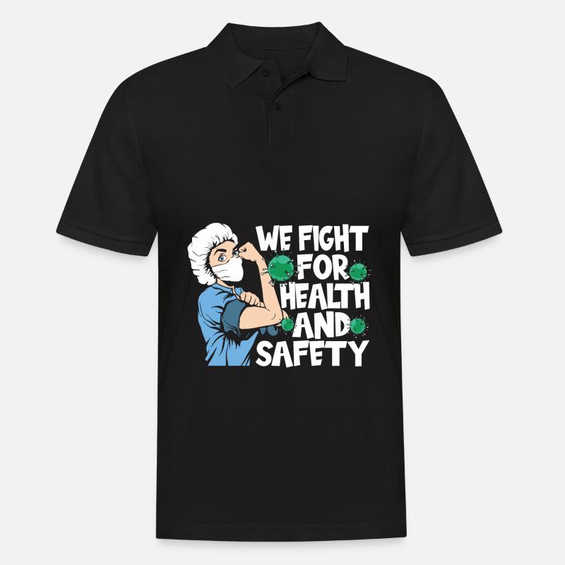 Krankenschwester - Männer Poloshirt - Schwarz