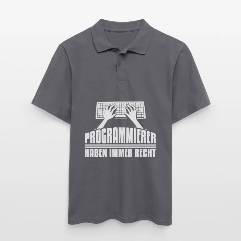 Programmierer Coder Software Entwickler Männer Poloshirt