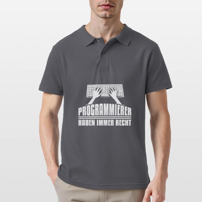 Programmierer Coder Software Entwickler Männer Poloshirt