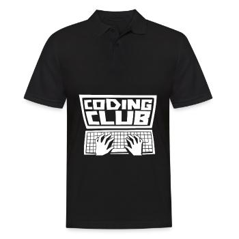 Programmierer Coder Software Entwickler - Männer Poloshirt - Schwarz - Vorne - Kai (181cm)