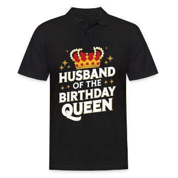 Ehemann Ehegatte Familie Hochzeit - Männer Poloshirt - Schwarz - Vorne - Kai (181cm)