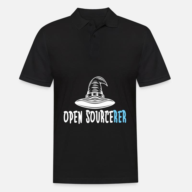 Programmierer Coder Software Entwickler - Männer Poloshirt - Schwarz