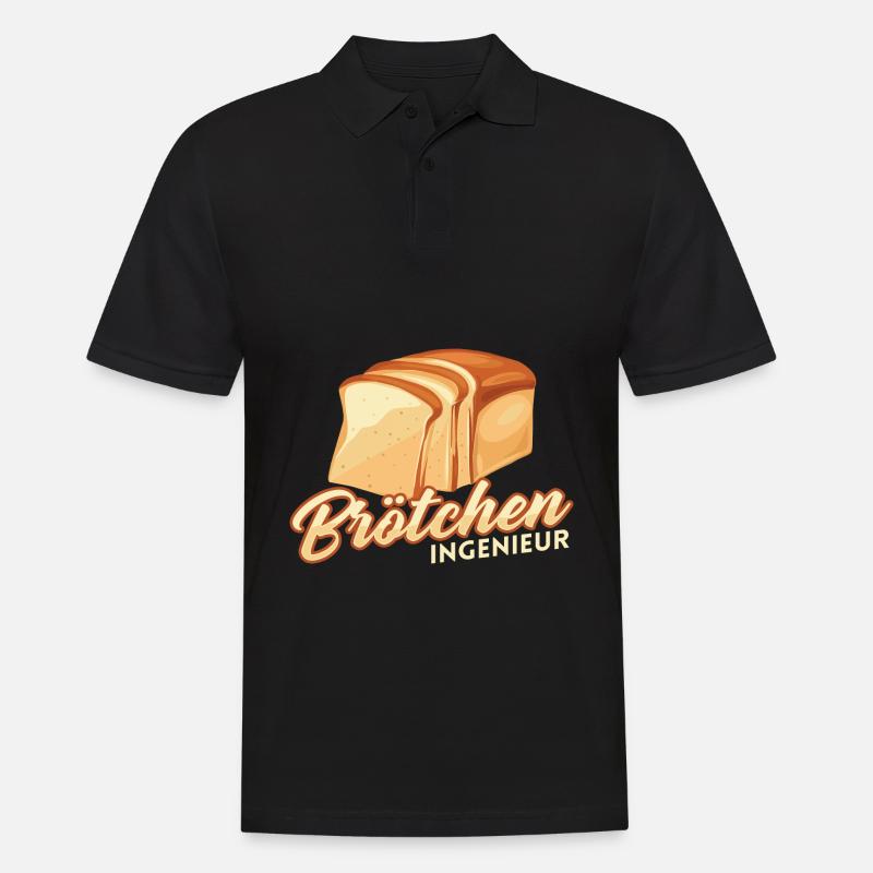 Bäcker Backen Konditor - Männer Poloshirt - Schwarz