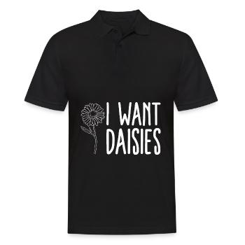 Hobby Jardinier Jardinier Fleur d’Oie - Polo Homme - noir - Devant - Kai (181cm)