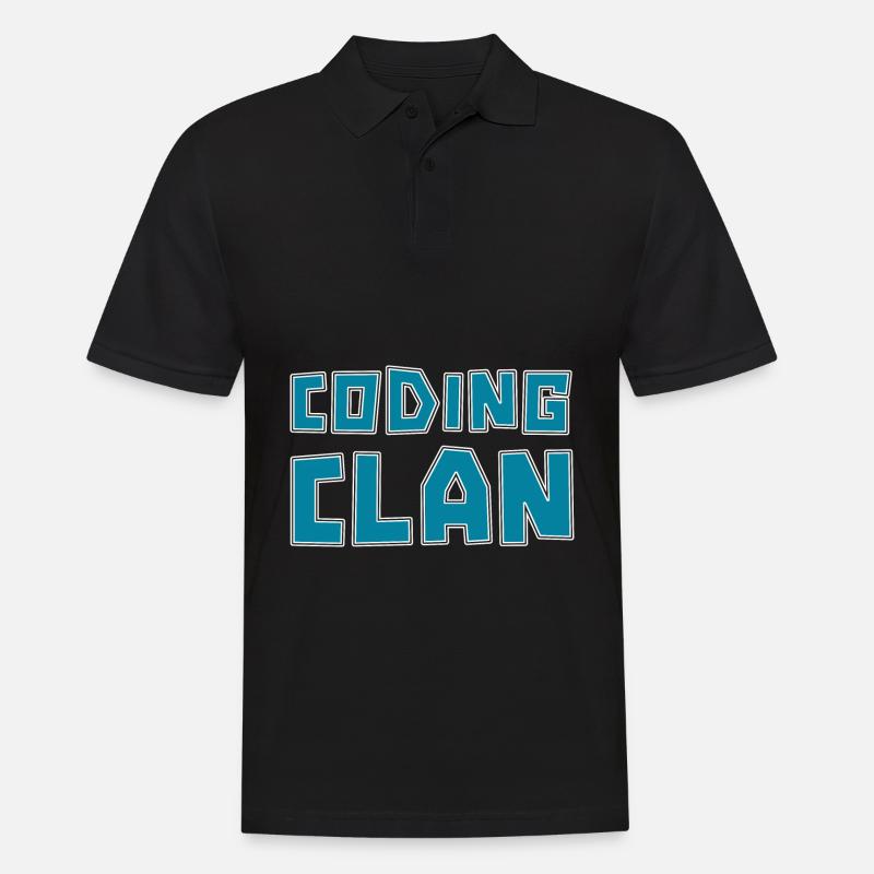 Programmierer Coder Software Entwickler - Männer Poloshirt - Schwarz