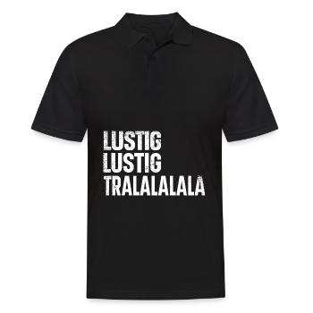Sarcasm Saying Black Humor Funny Irony - Men's Polo Shirt - black - Front - Kai (181cm)