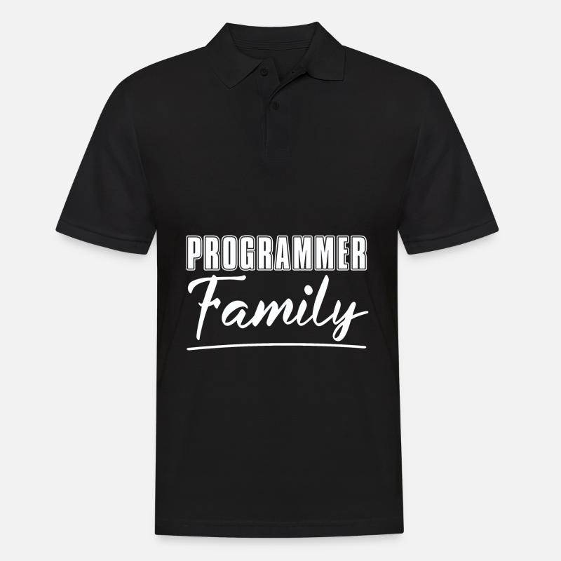 Programmer Coder Software Developer - Men's Polo Shirt - black