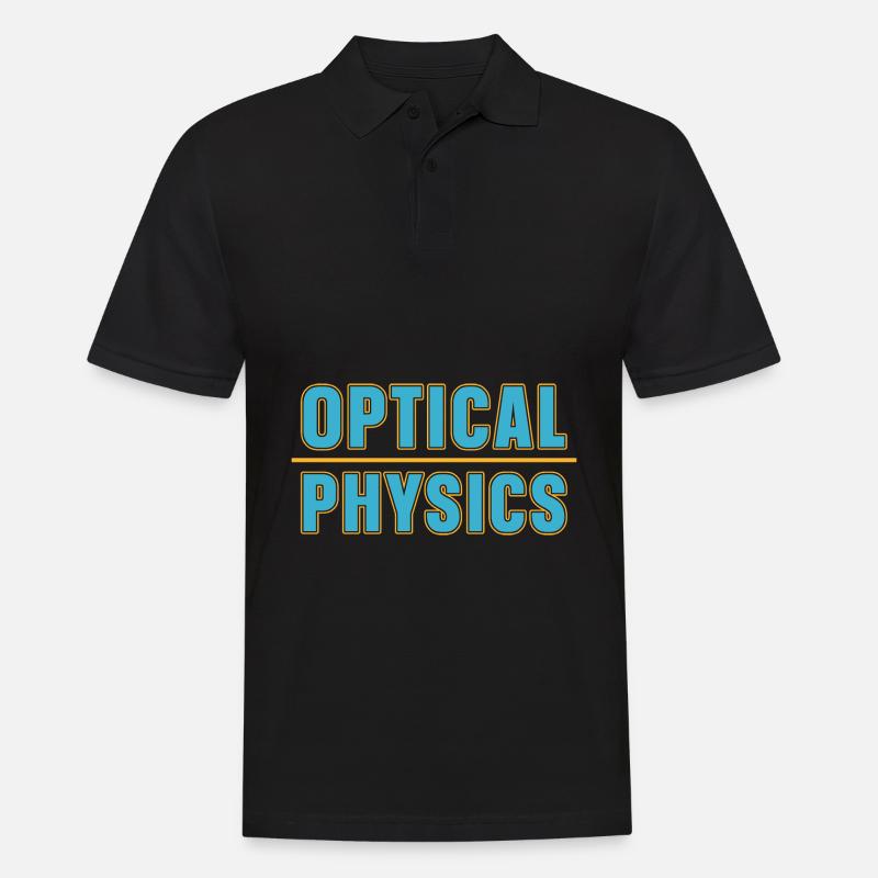 Physik Physiker - Männer Poloshirt - Schwarz