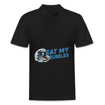 Surfing Surfer Surfer - Men's Polo Shirt - black - Front - Kai (181cm)