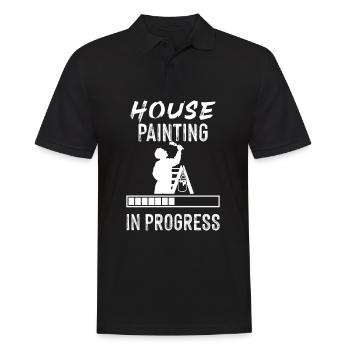 Maler und Lackierer, der Beste und Nervigste Beruf - Männer Poloshirt - Schwarz - Vorne - Kai (181cm)