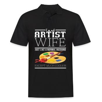 Painter and varnisher, the best and most annoying profession - Men's Polo Shirt - black - Front - Kai (181cm)