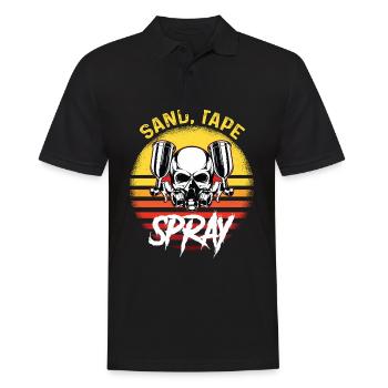 Maler und Lackierer, der Beste und Nervigste Beruf - Männer Poloshirt - Schwarz - Vorne - Kai (181cm)
