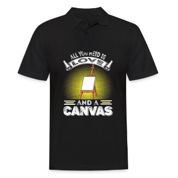 Painter and varnisher, the best and most annoying profession - Men's Polo Shirt - black - Front - Kai (181cm)