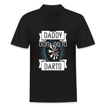 Father's Day gift for dad for Father's Day - Men's Polo Shirt - black - Front - Kai (181cm)