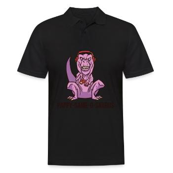 Father's Day gift for dad for Men's Day - Men's Polo Shirt - black - Front - Kai (181cm)