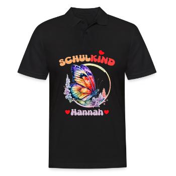 Schoolchild Hannah - Men's Polo Shirt - black - Front - Kai (181cm)