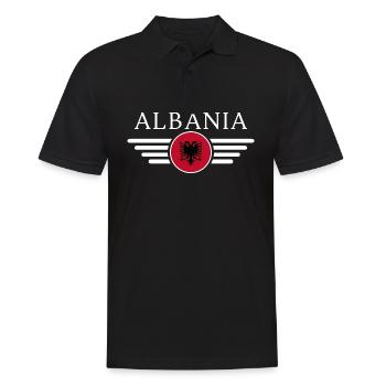 Albanie : Culture, Nature, Authenticité - Polo Homme - noir - Devant - Kai (181cm)