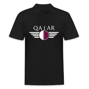 Qatar Style Design T-Shirt - Men's Polo Shirt - black - Front - Kai (181cm)