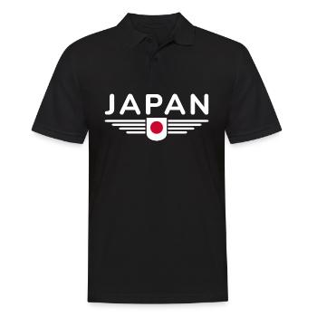 Ich liebe Japan, Stil Design T-Shirt - Männer Poloshirt - Schwarz - Vorne - Kai (181cm)