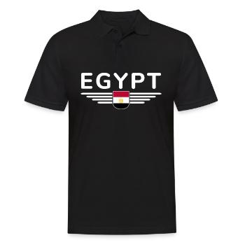 Égypte Fan Tenue T Shirt Design Mode - Polo Homme - noir - Devant - Kai (181cm)