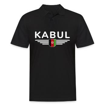 Kabul Design – Au cœur de l’Afghanistan - Polo Homme - noir - Devant - Kai (181cm)