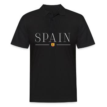 Spain Passion T-Shirt - Men's Polo Shirt - black - Front - Kai (181cm)