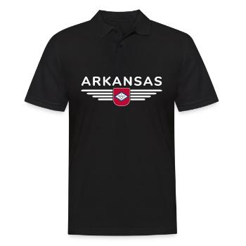 Arkansas Fan T-Shirt – Nature & Culture - Men's Polo Shirt - black - Front - Kai (181cm)
